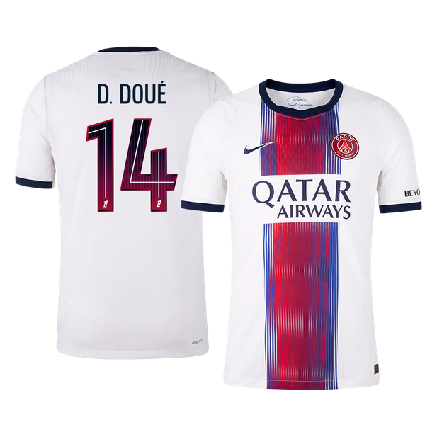 D. DOUÉ #14 Les Paris Extérieur Maillot 2026/27 Blanc Joueur