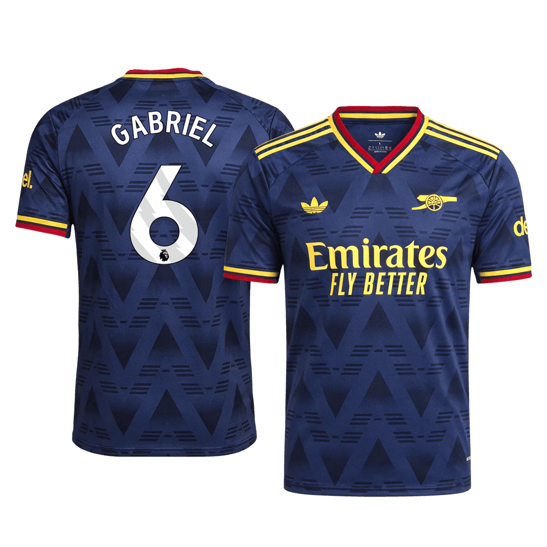 GABRIEL #6 Arsenal Extérieur Maillot 2026/27 Bleu marine Joueur