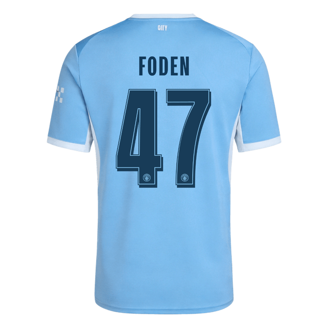 FODEN #47 Manchester City Domicile Maillot 2026/27 Bleu - UCL