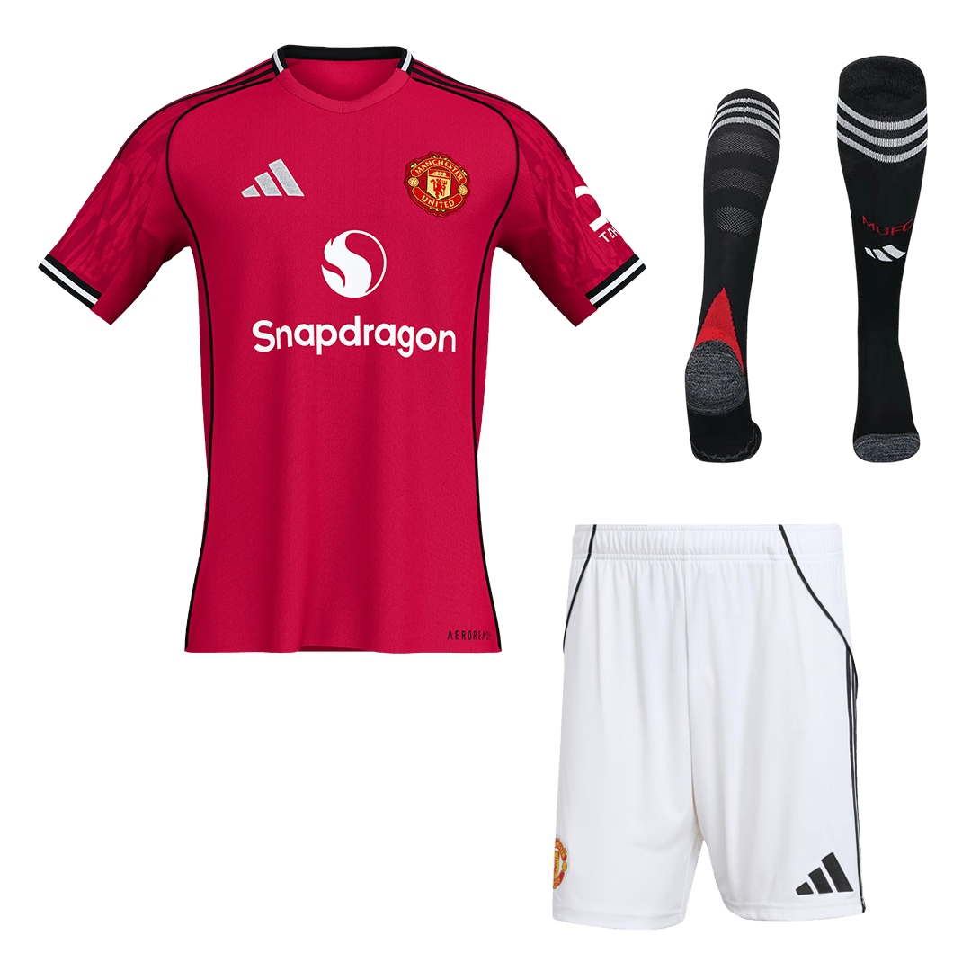 Manchester United Thuisshirt Kit 2025/26 Rood - Super
