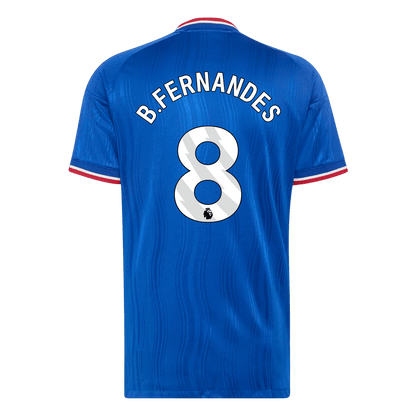 B. FERNANDES #8 Manchester United Extérieur Maillot 2026/27 Bleu Joueur