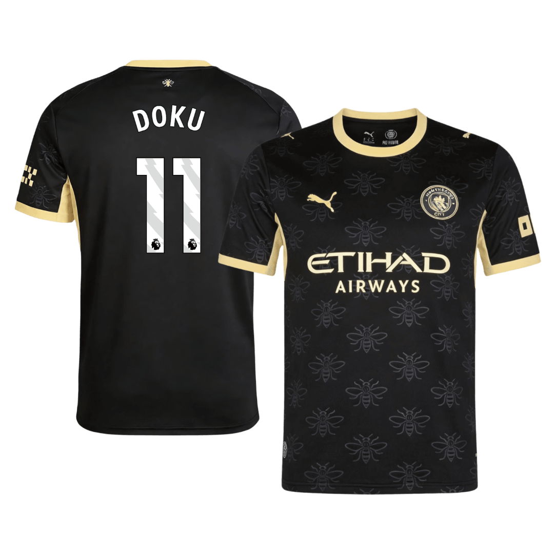 DOKU #11 Manchester City Extérieur Maillot 2026/27 Noir
