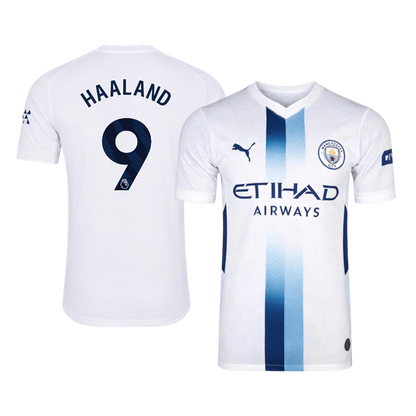 HAALAND #9 Manchester City Third Maillot 2026/27 Blanc Joueur