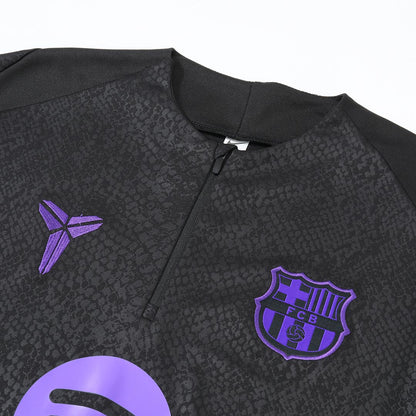 Barcelona Trainingspak Kit 2025/26 Kind Zwart