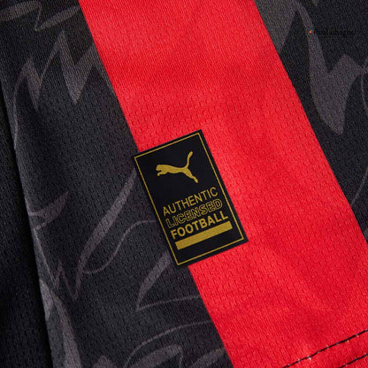 AC Milan Thuisshirt Kit 2025/26 Rood&Zwart