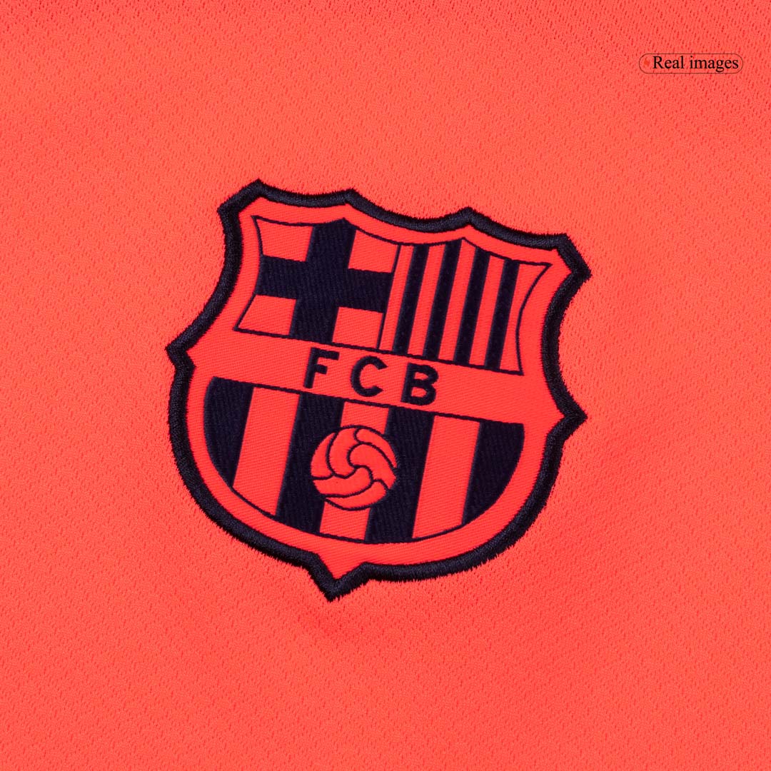 RAPHINHA #11 Barcelona Derde Thuisshirt 2025/26 Oranje - UCL