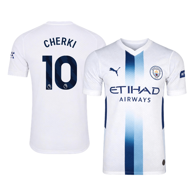 CHERKI #10 Manchester City Third Maillot 2026/27 Blanc