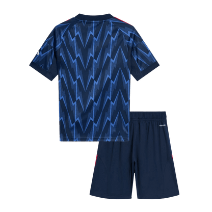 Vente Flash Arsenal Extérieur Maillot Kit 2025/26 Enfant Bleu