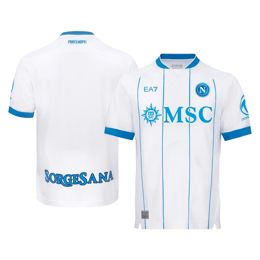 Naples Extérieur Maillot 2026/27 Blanc Joueur