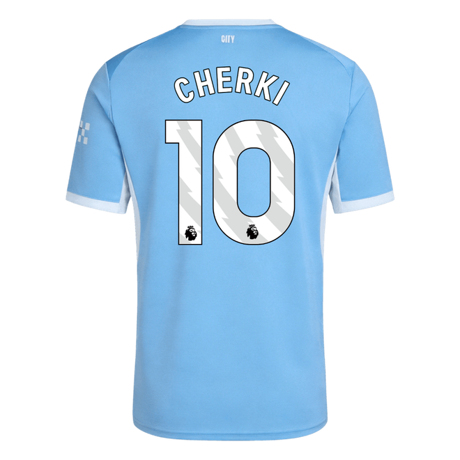 CHERKI #10 Manchester City Domicile Maillot 2026/27 Bleu