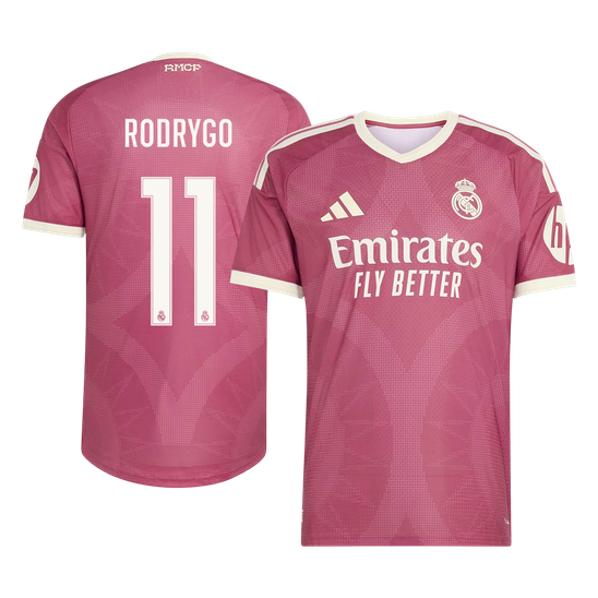 RODRYGO #11 Real Madrid Third Maillot 2026/27 Rose Joueur