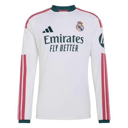 Real Madrid Domicile Maillot Manches Longues 2026/27 Blanc
