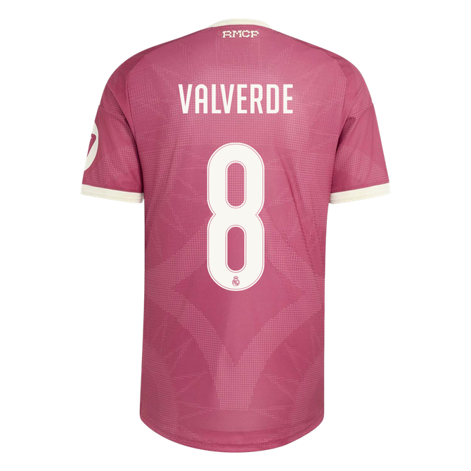 VALVERDE #8 Real Madrid Third Maillot 2026/27 Rose Joueur
