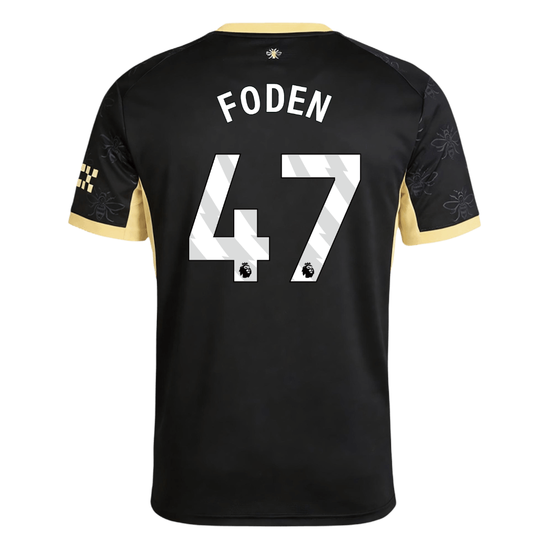 FODEN #47 Manchester City Extérieur Maillot 2026/27 Noir