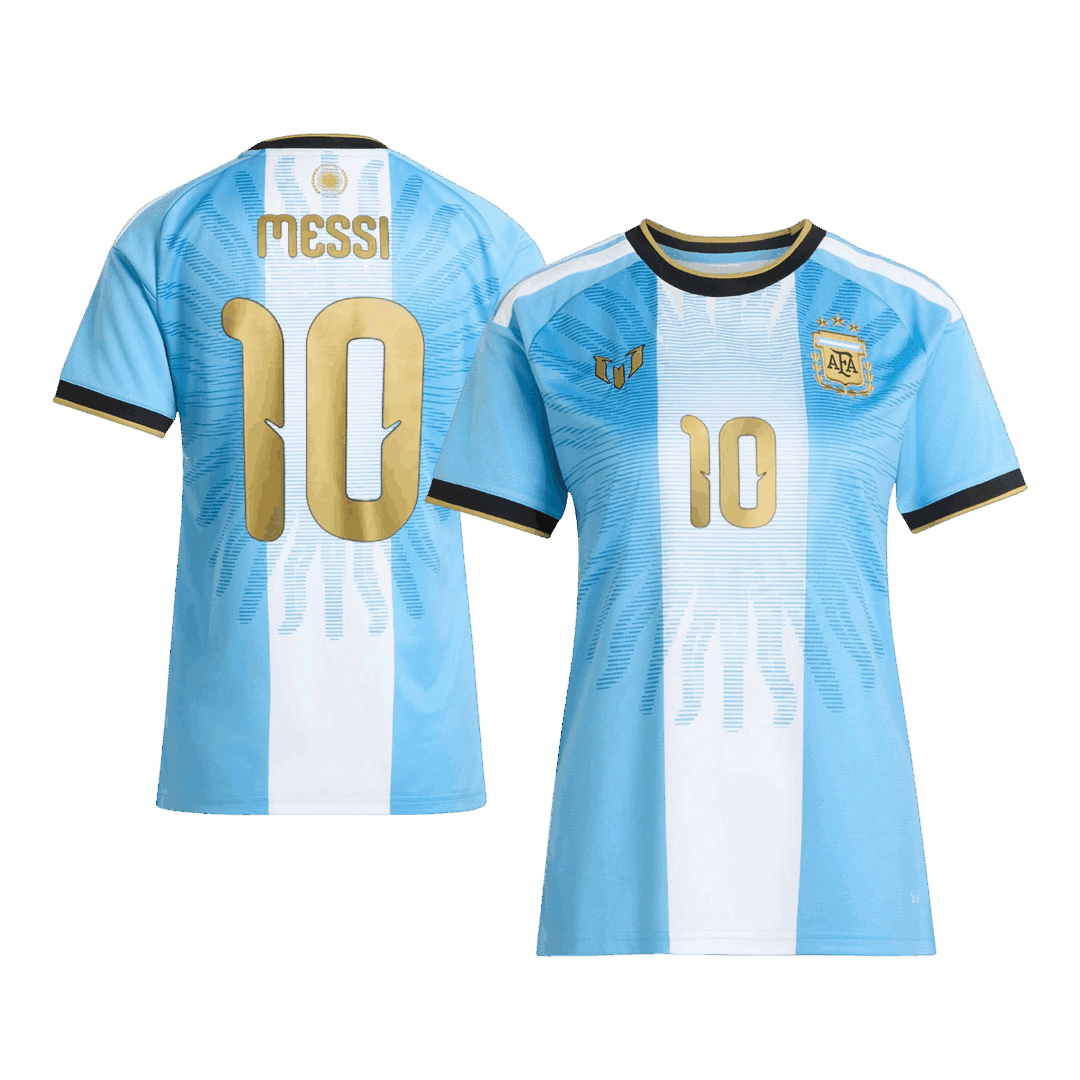MESSI #10 Femme Argentine Domicile Maillot 2026 Blue&White