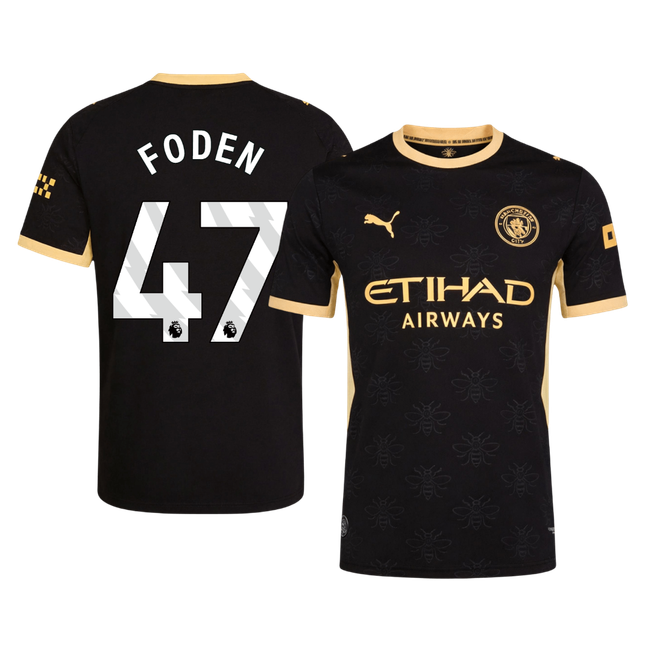 FODEN #47 Manchester City Extérieur Maillot 2026/27 Noir Joueur