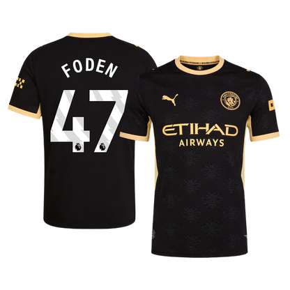 FODEN #47 Manchester City Extérieur Maillot 2026/27 Noir Joueur