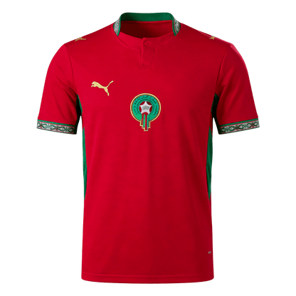 Marokko Thuis Shirt - Wereldkampioenschap 2026 Rood Grote Maten