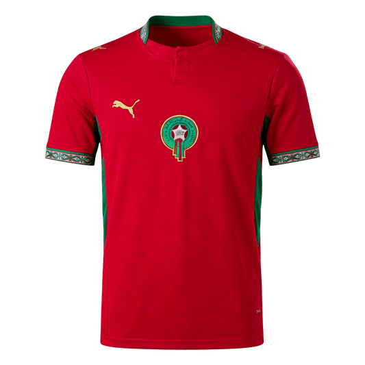 Marokko Thuisshirt - Wereldkampioenschap 2026 Rood