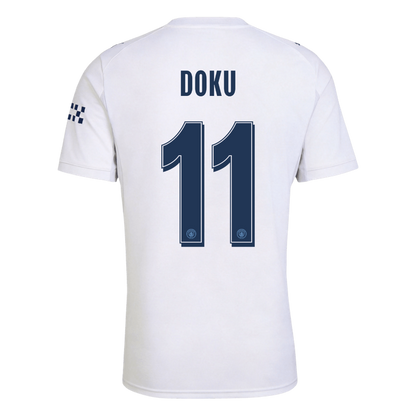 DOKU #11 Manchester City Third Maillot 2026/27 Blanc - UCL