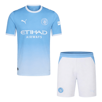 Manchester City Domicile Maillot Kit 2026/27 Bleu