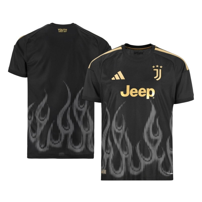 Juventus Third Maillot 2026/27 Noir Joueur