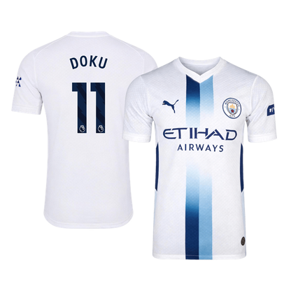 DOKU #11 Manchester City Third Maillot 2026/27 Blanc