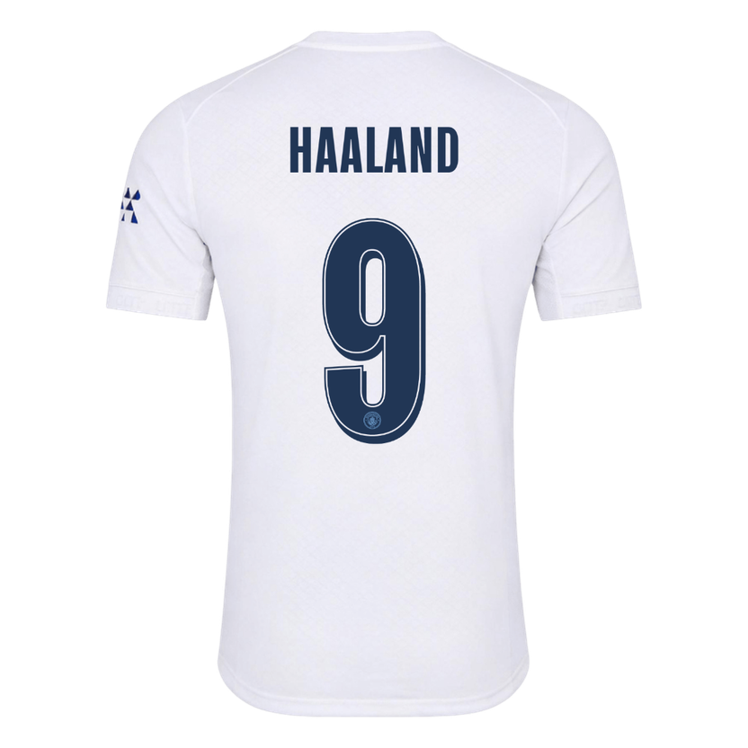 HAALAND #9 Manchester City Third Maillot 2026/27 Blanc Joueur - UCL