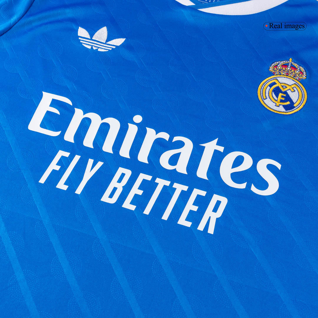 BELLINGHAM #5 Real Madrid Derde Shirt 2025/26 Blauw