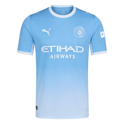 DOKU #11 Manchester City Domicile Maillot 2026/27 Bleu - UCL