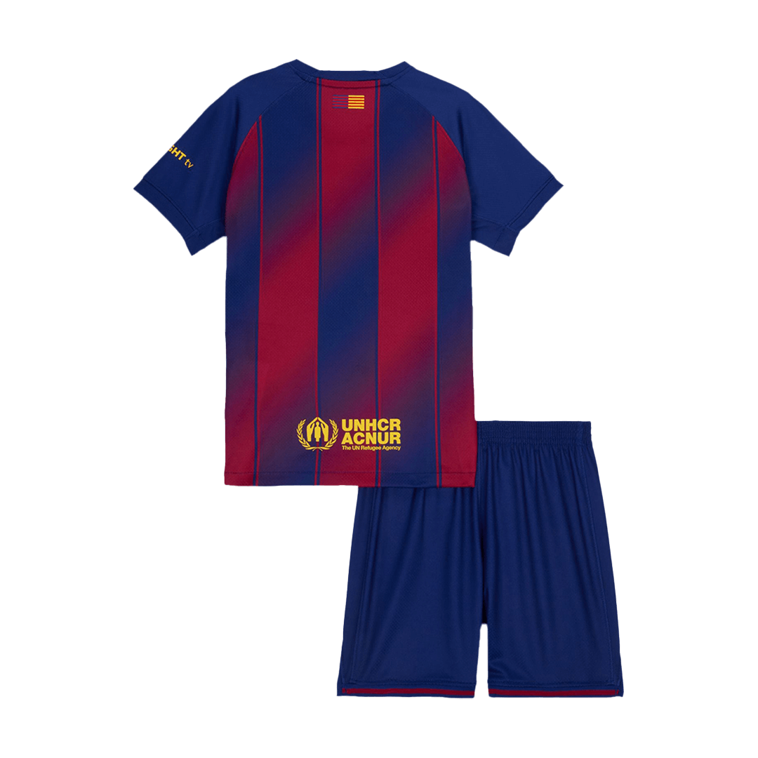 Vente Flash Barcelone Domicile Maillot Kit 2025/26 Enfant