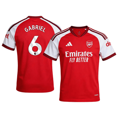 GABRIEL #6 Arsenal Domicile Maillot 2026/27 Rouge Joueur