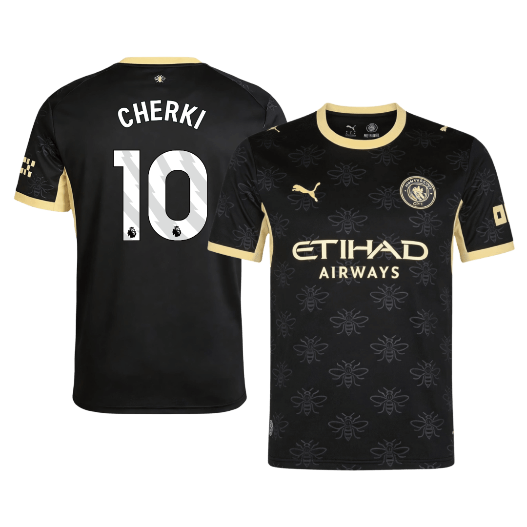 CHERKI #10 Manchester City Extérieur Maillot 2026/27 Noir