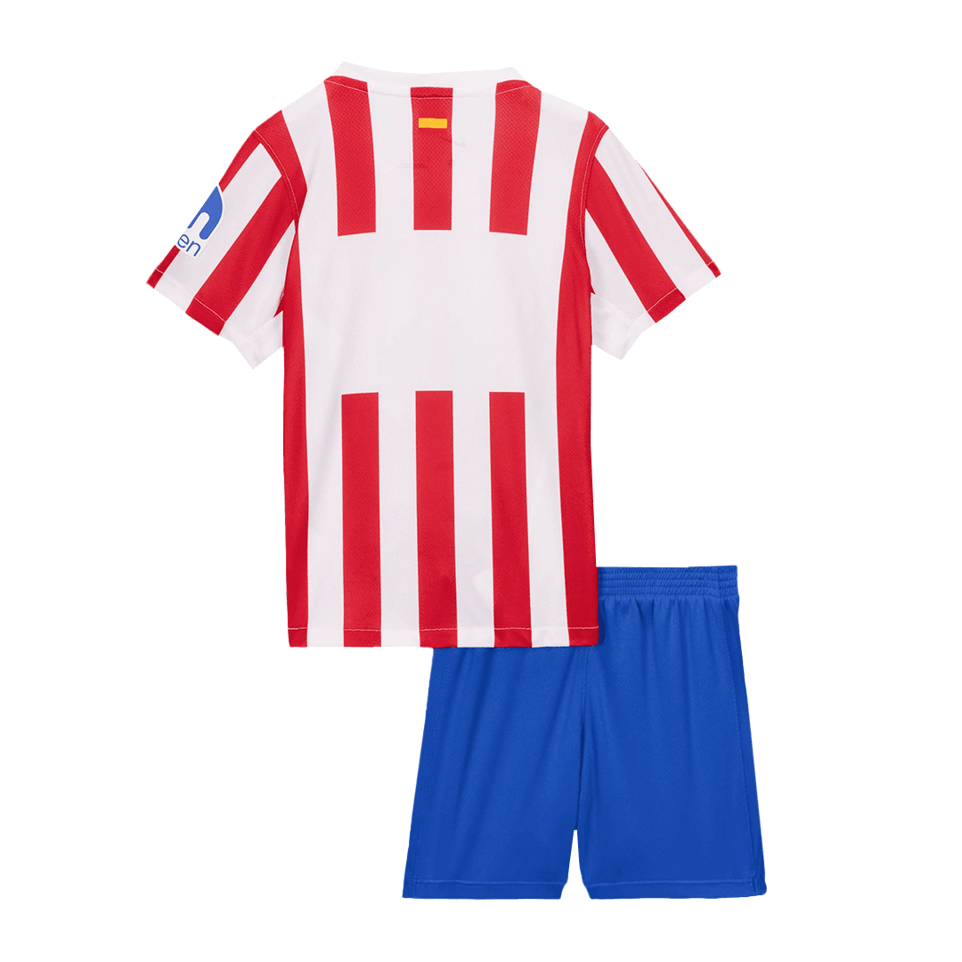 Vente Flash Atlético Domicile Maillot Kit 2025/26 Enfant Red&White