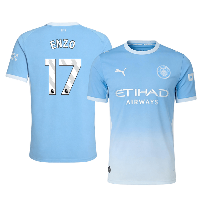 ENZO #17 Manchester City Domicile Maillot 2026/27 Bleu Joueur