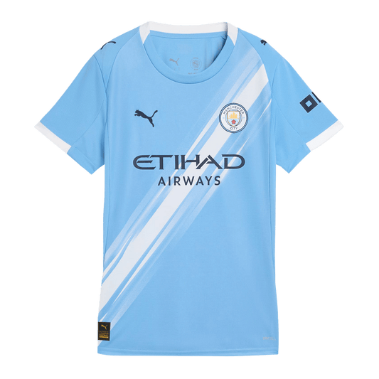 Dames Manchester City Thuisshirt 2025/26 Blauw