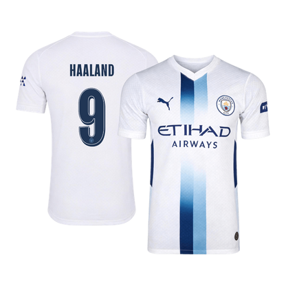 HAALAND #9 Manchester City Third Maillot 2026/27 Blanc Joueur - UCL