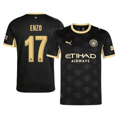 ENZO #17 Manchester City Extérieur Maillot 2026/27 Noir - UCL