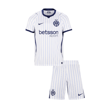 Inter Milan Extérieur Maillot Kit 2026/27 Enfant Blanc