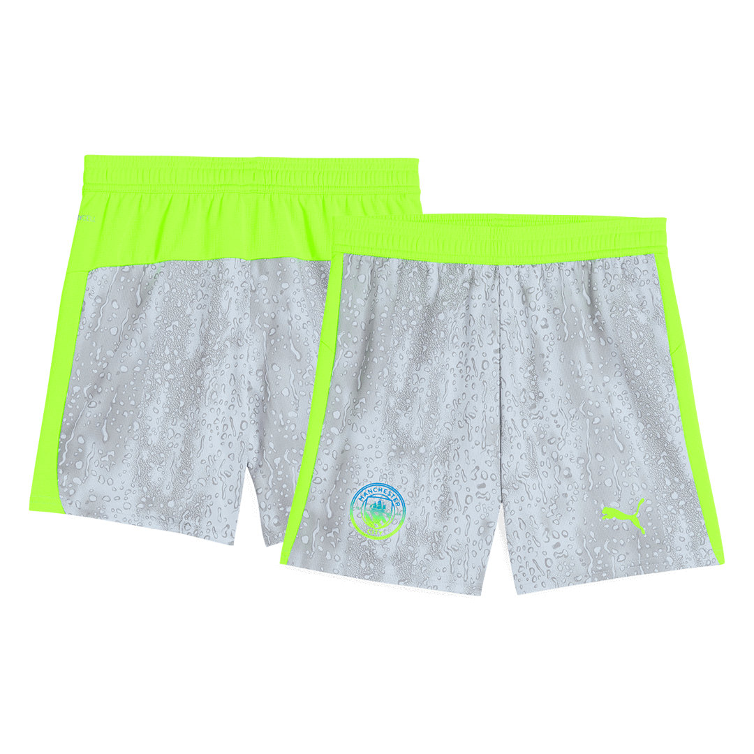 Manchester City Derde Short 2025/26 Grijs