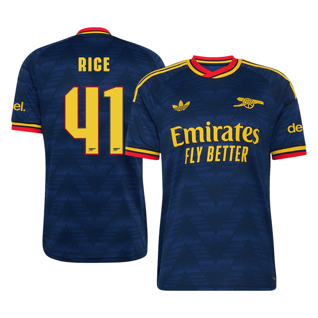RICE #41 Arsenal Extérieur Maillot 2026/27 Bleu marine - UCL