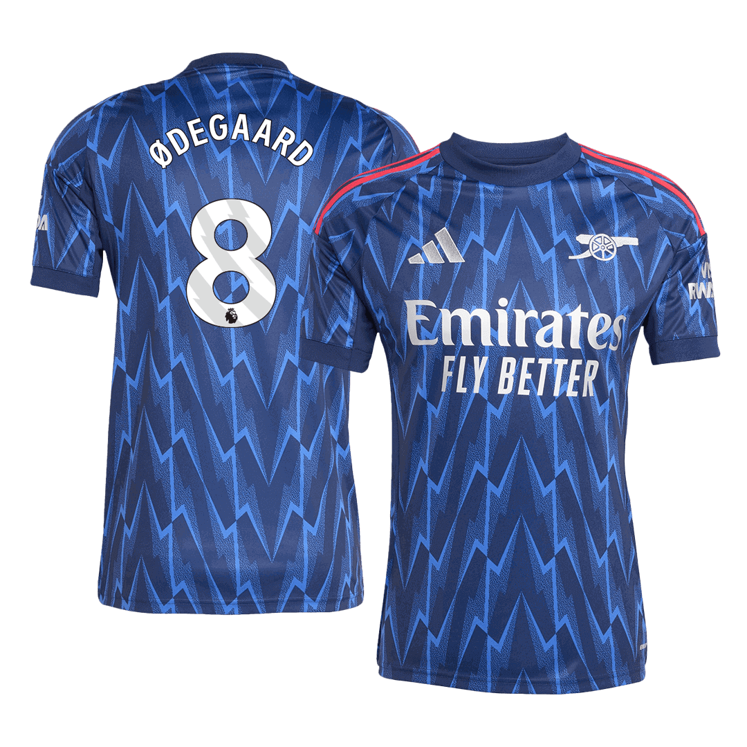 ØDEGAARD #8 Arsenal Uitshirt 2025/26