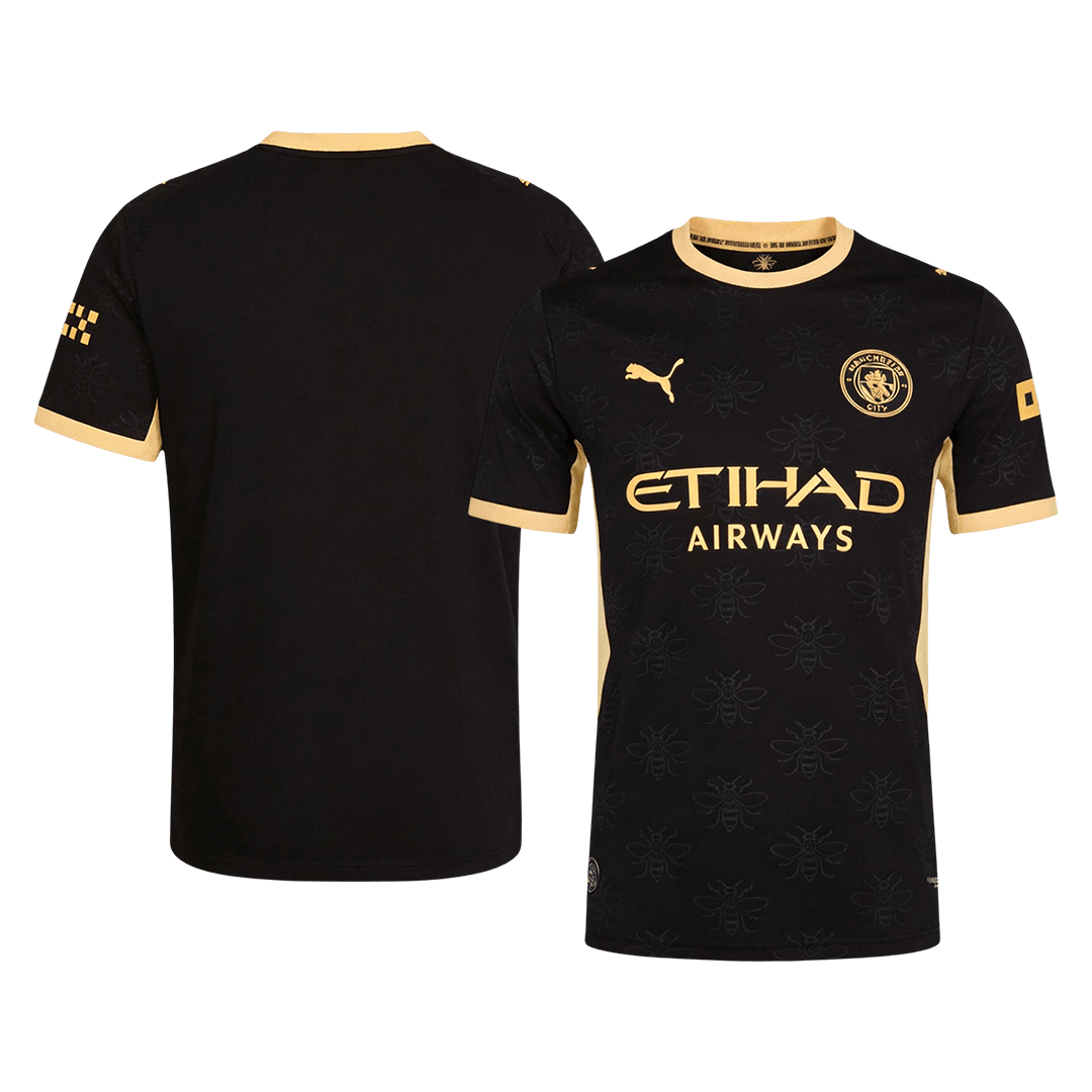 CHERKI #10 Manchester City Extérieur Maillot 2026/27 Noir Joueur - UCL