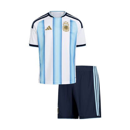 Vente Flash Argentine Domicile Maillot Kit 2025/26 Enfant Blue&White