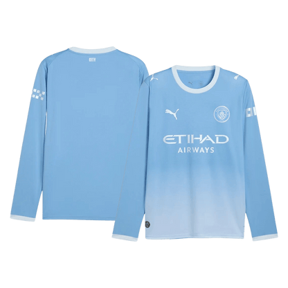 Manchester City Domicile Maillot Manches Longues 2026/27 Bleu