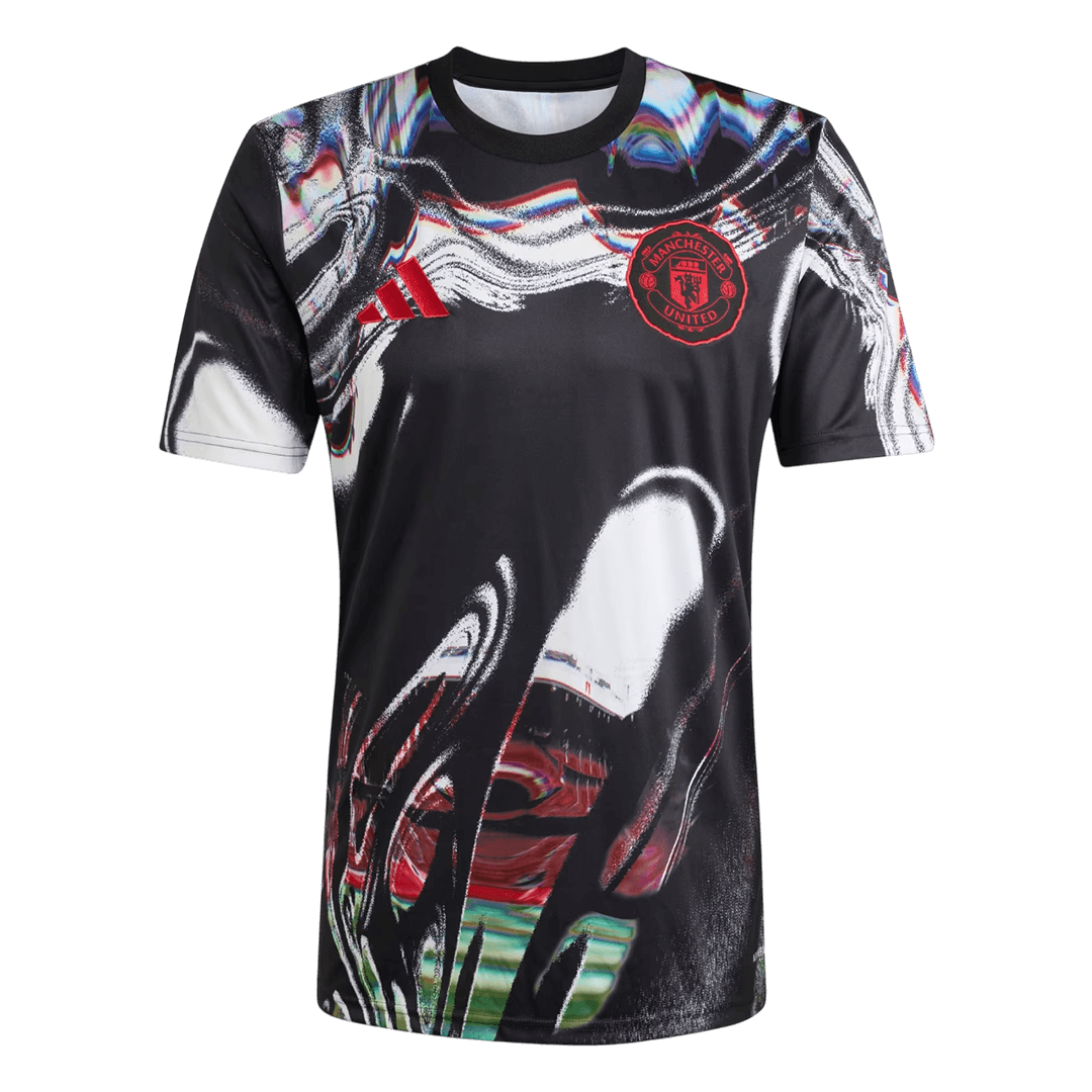 Manchester United warming-up shirt 2025/26 Zwart