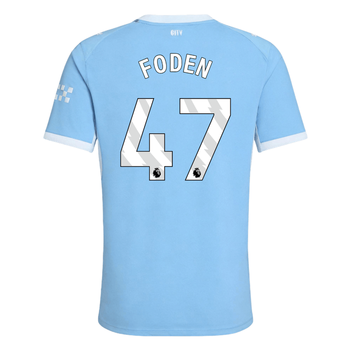 FODEN #47 Manchester City Domicile Maillot 2026/27 Bleu Joueur