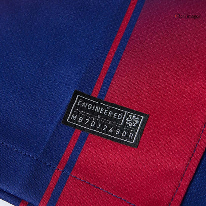 ROONY #28 Barcelone Domicile Maillot 2025/26 Rouge et Bleu - Super