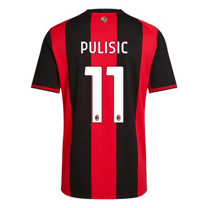 PULISIC #11 AC Milan Domicile Maillot 2026/27 Rouge&Noir Joueur