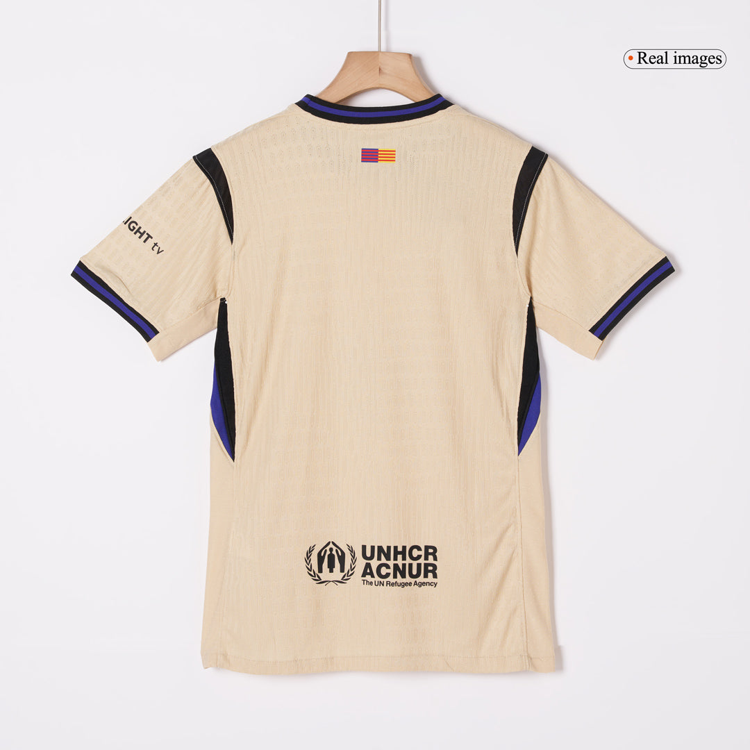 ROONY #28 Barcelona Uit Thuisshirt 2025/26 Geel Speler - UCL